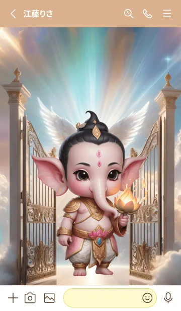 [LINE着せ替え] Ganesha Rich And Wealthy Theme (JP)の画像2