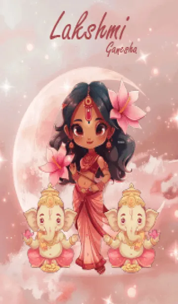 [LINE着せ替え] Lakshmi & Ganesha, rich, successful(JP)の画像1