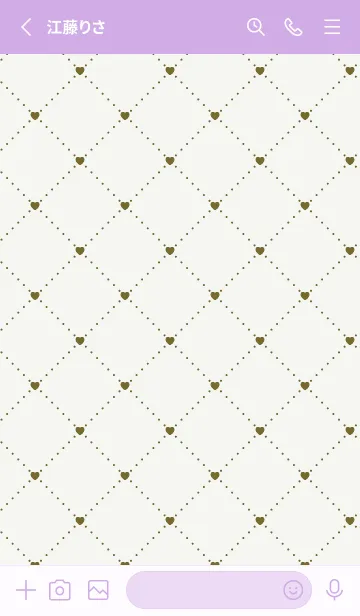 [LINE着せ替え] ハート レース .89の画像2