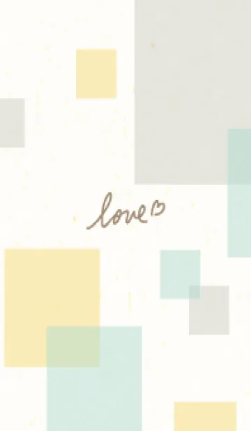 [LINE着せ替え] 3色の四角26の画像1