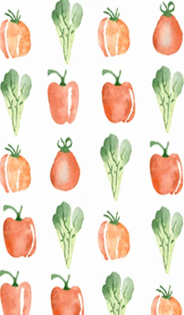 [LINE着せ替え] 【シンプル】お野菜の着せかえ#36の画像1