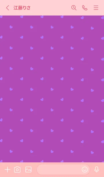 [LINE着せ替え] シンプル ミニ ハート -59の画像2