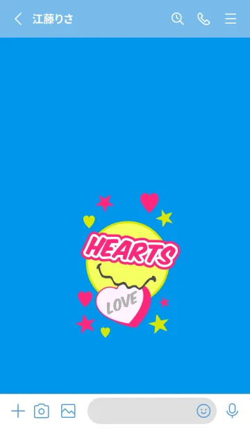 [LINE着せ替え] ラブ スマイル ポップ 1の画像2