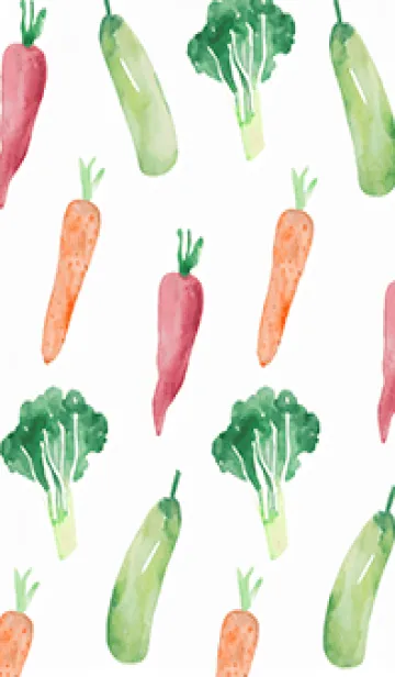 [LINE着せ替え] 【シンプル】お野菜の着せかえ#41の画像1