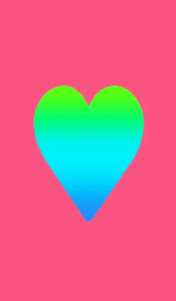 [LINE着せ替え] グラデーション ハート 97の画像1