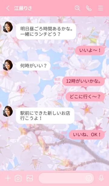 [LINE着せ替え] Sakura Photo 148 Not AIの画像3