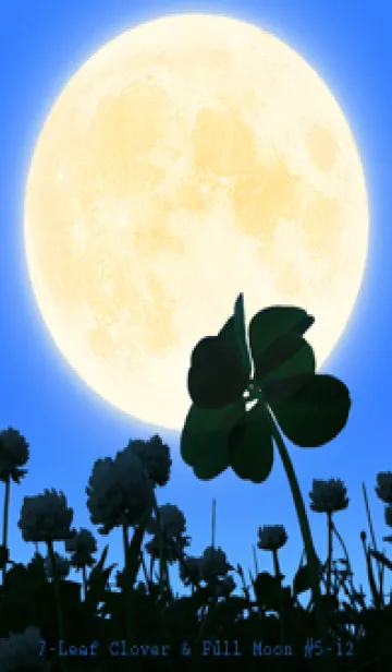 [LINE着せ替え] 7-Leaf Clover & Full Moon #5-12の画像1