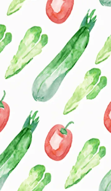 [LINE着せ替え] 【シンプル】お野菜の着せかえ#43の画像1