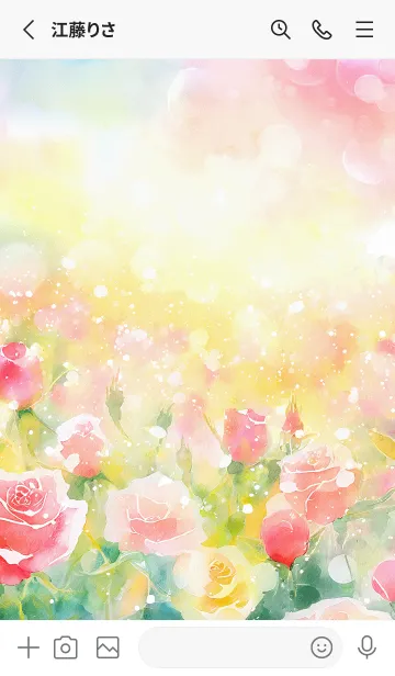 [LINE着せ替え] 薔薇(バラ)の花の着せかえ(R3163)の画像2