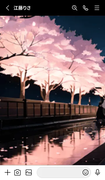 [LINE着せ替え] 桜花爛漫 #DGHK016。の画像2