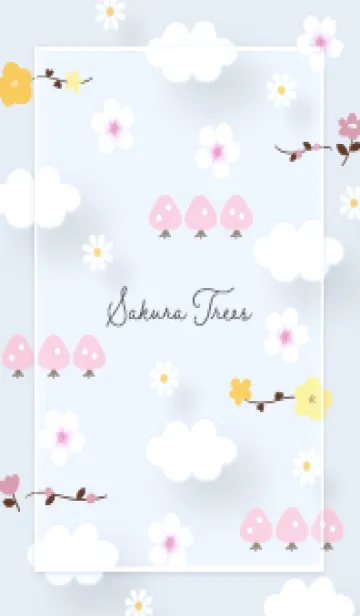 ソライロ Sakura trees14_1の着せ替えメイン画像
