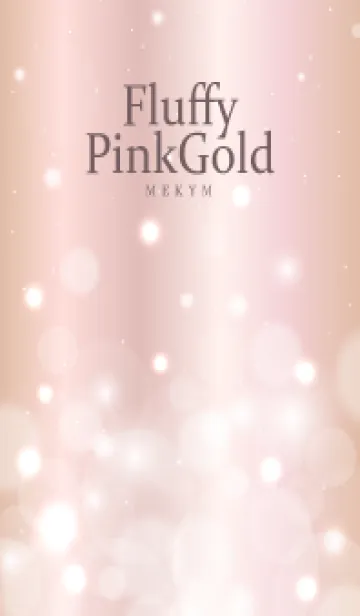 [LINE着せ替え] Fluffy-Pink Gold HEART 9の画像1