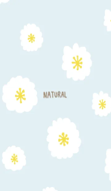 [LINE着せ替え] 白い花 舞う27の画像1