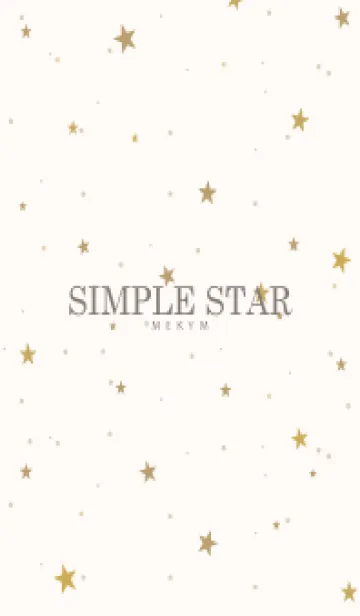 [LINE着せ替え] SIMPLE STAR-NATURAL YELLOW- 4の画像1