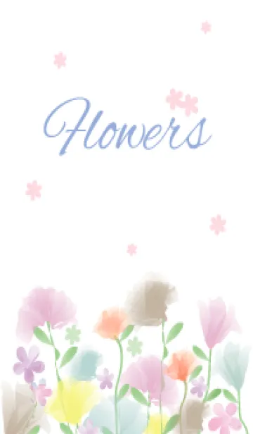 [LINE着せ替え] F l o w e r s - Pretty 50 -の画像1