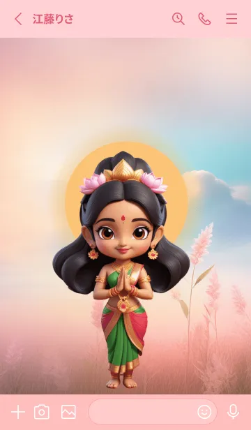 [LINE着せ替え] Cute lakshmi For Money  Flow Theme (JP)の画像2