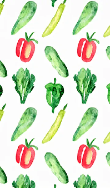 [LINE着せ替え] 【シンプル】お野菜の着せかえ#47の画像1