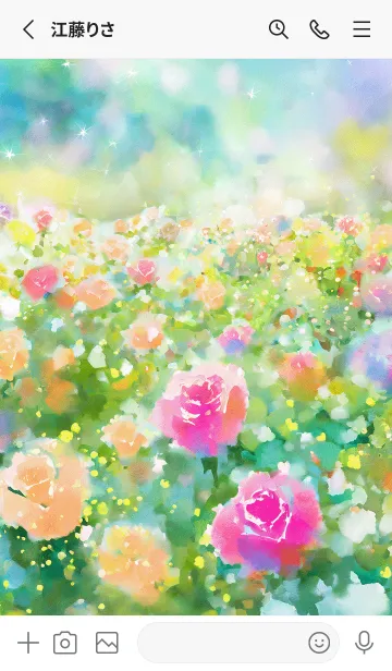 [LINE着せ替え] 薔薇(バラ)の花の着せかえ(R3175)の画像2