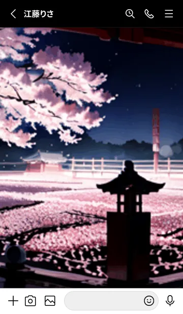 [LINE着せ替え] 桜花爛漫 #DGHK011。の画像2