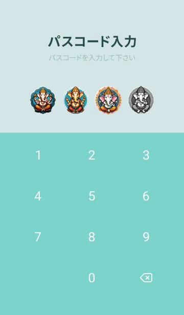 [LINE着せ替え] 美しいガネーシャのテーマ 13の画像4