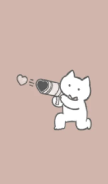 [LINE着せ替え] 推しねこ(dusty color1-01)の画像1