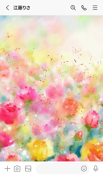 [LINE着せ替え] 薔薇(バラ)の花の着せかえ(R3191)の画像2