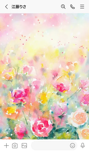 [LINE着せ替え] 薔薇(バラ)の花の着せかえ(R3189)の画像2