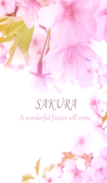 [LINE着せ替え] 幸運が次々と訪れる桜の開運パワー・2の画像1