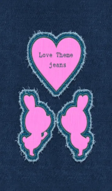 [LINE着せ替え] Love Theme - jeans 41の画像1