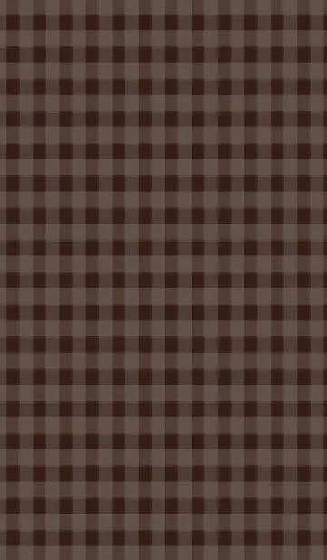[LINE着せ替え] brown チェック柄の画像1
