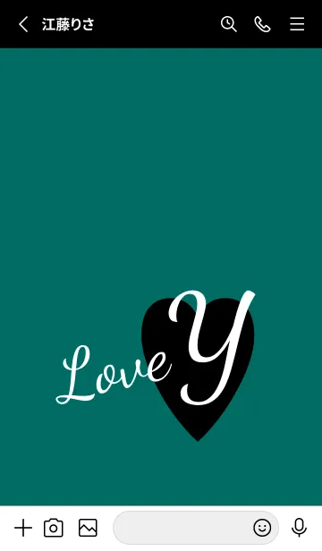 [LINE着せ替え] ラブ イニシャル ”Y” 8の画像2