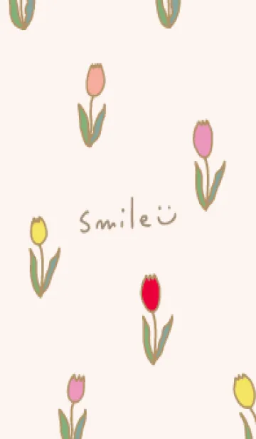 [LINE着せ替え] カラフル チューリップ15の画像1