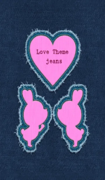 [LINE着せ替え] Love Theme - jeans 42の画像1