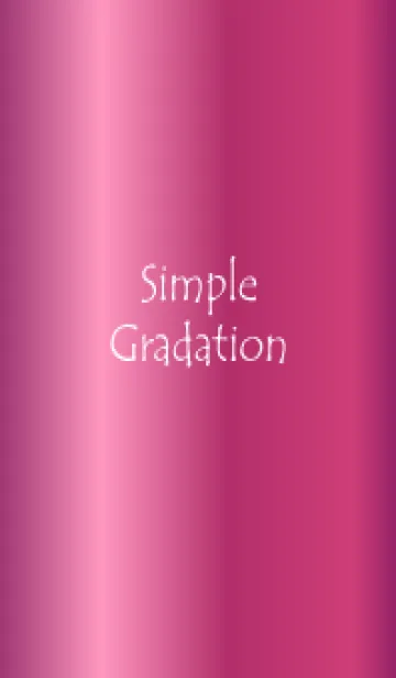 [LINE着せ替え] Simple Gradation -GlossyPink 34-の画像1