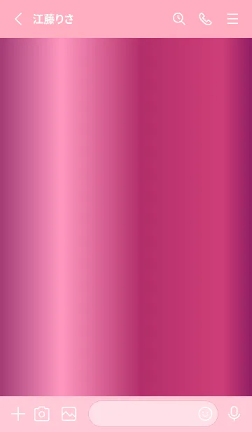 [LINE着せ替え] Simple Gradation -GlossyPink 34-の画像2