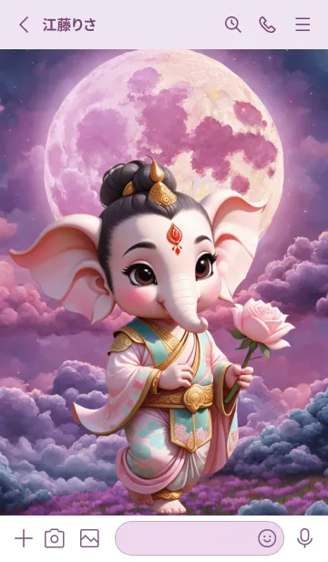 [LINE着せ替え] Ganesha For Wealthy & Rich (JP)の画像2