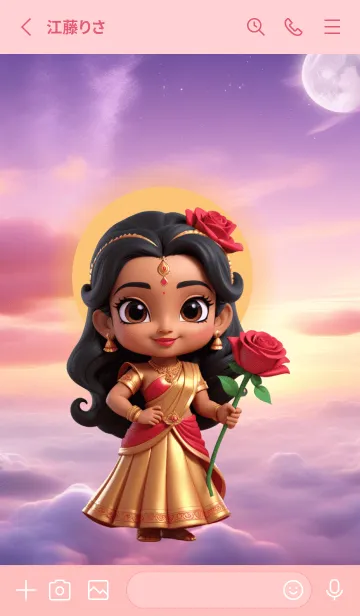 [LINE着せ替え] Cute lakshmi For Rich Theme (JP)の画像2