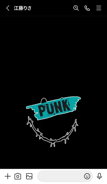 [LINE着せ替え] パンク スマイル 31の画像2