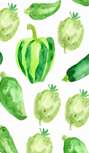 [LINE着せ替え] 【シンプル】お野菜の着せかえ#72の画像1