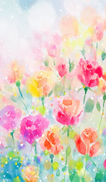 [LINE着せ替え] 薔薇(バラ)の花の着せかえ(R3195)の画像1