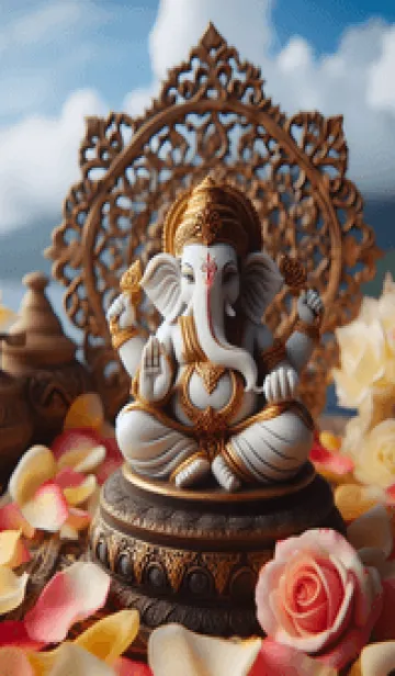 [LINE着せ替え] ガネーシャは成功を引き寄せる 09の画像1