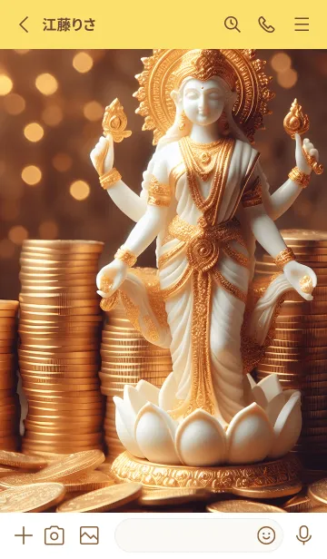 [LINE着せ替え] 富の女神ラクシュミ。 09の画像2