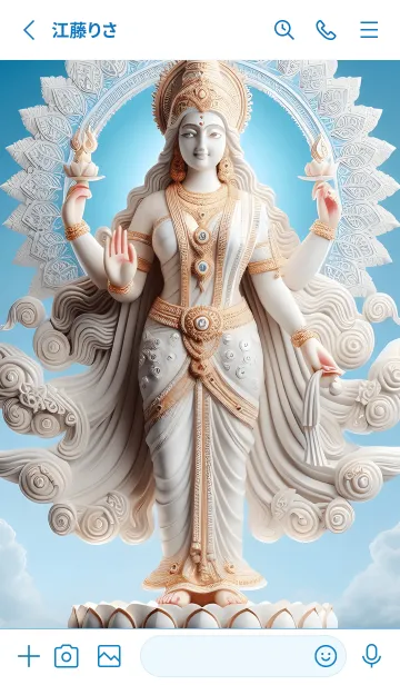 [LINE着せ替え] 富の女神ラクシュミ。 03の画像2