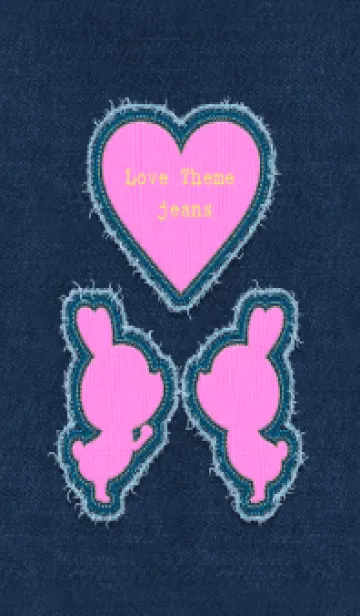 [LINE着せ替え] Love Theme - jeans 43の画像1