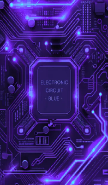 [LINE着せ替え] 電子回路 - 紫色 -の画像1