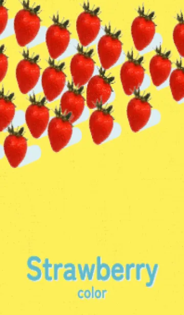 [LINE着せ替え] Strawberry color lemon yellowの画像1