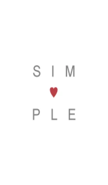 SIMPLE HEART-hisatoto5の着せ替えメイン画像