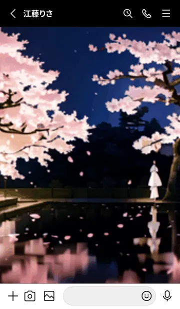 [LINE着せ替え] 桜花爛漫 #DIHI07。の画像2