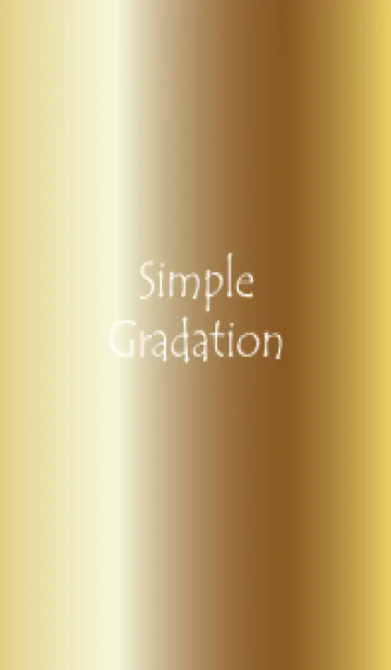 [LINE着せ替え] Simple Gradation -GOLD 18-の画像1