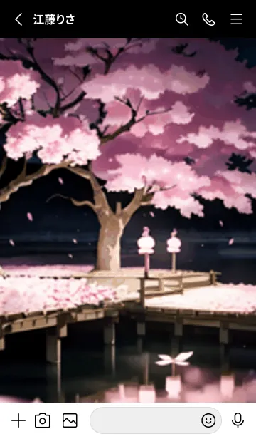 [LINE着せ替え] 桜花爛漫 #DGHK09。の画像2